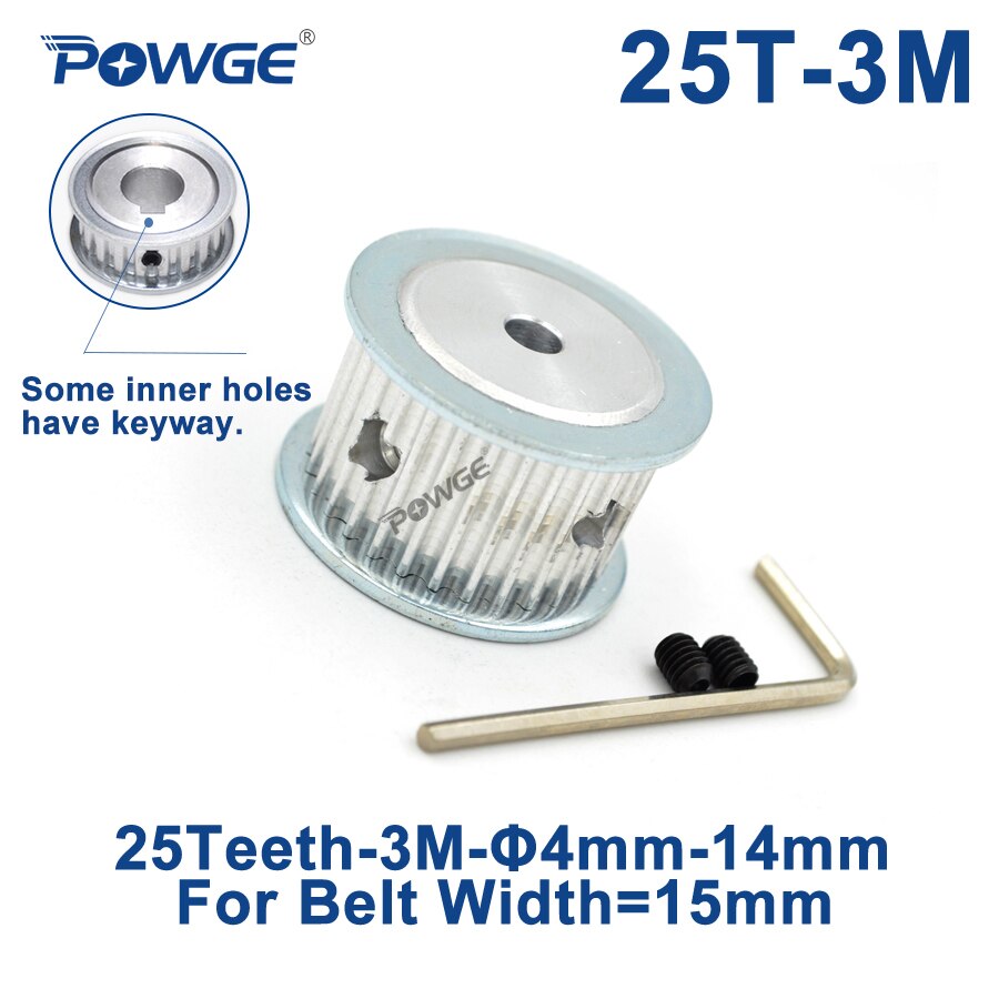 POWGE HTD 3M Ÿ̹ Ǯ 25   4/5/6/6.  15mm..
